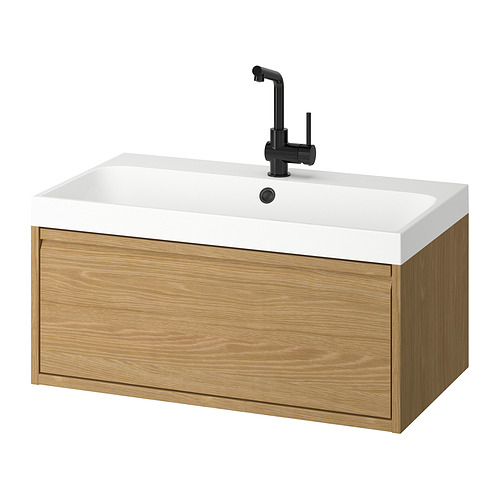 ÄNGSJÖN/BACKSJÖN wash-stnd w drawer/wash-basin/tap