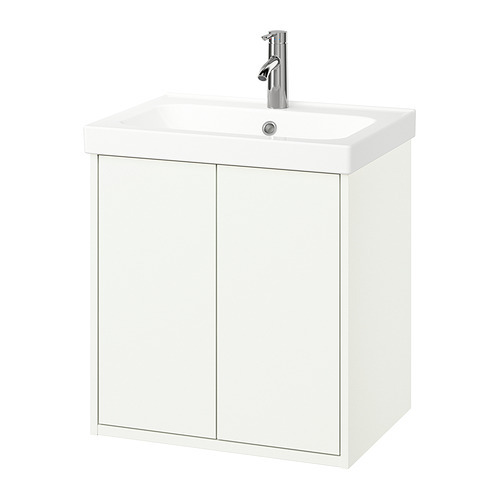 HAVBÄCK/ORRSJÖN wash-stnd w doors/wash-basin/tap