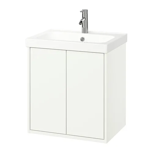 HAVBÄCK/ORRSJÖN - 洗臉盆櫃附門/洗臉盆/水龍頭, 白色, 62x49x69 公分 | IKEA 線上購物 - PE908085_S4