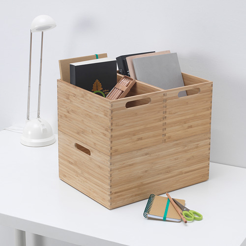 SKAKARE - 收納盒 17x26x15公分, 竹 | IKEA 線上購物 - PE649250_S4