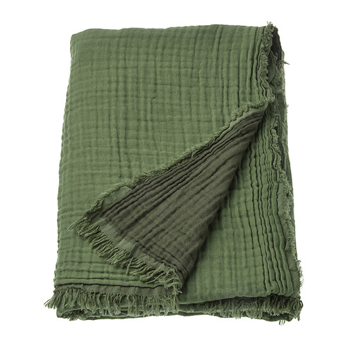 VALLKRASSING - throw, grey-green, 150x200 cm | IKEA Taiwan Online - PE908117_S4