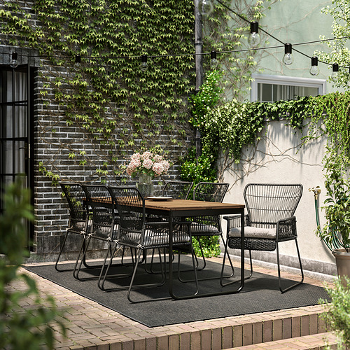 VÄSMAN/TALLSKÄR 戶外餐桌椅組