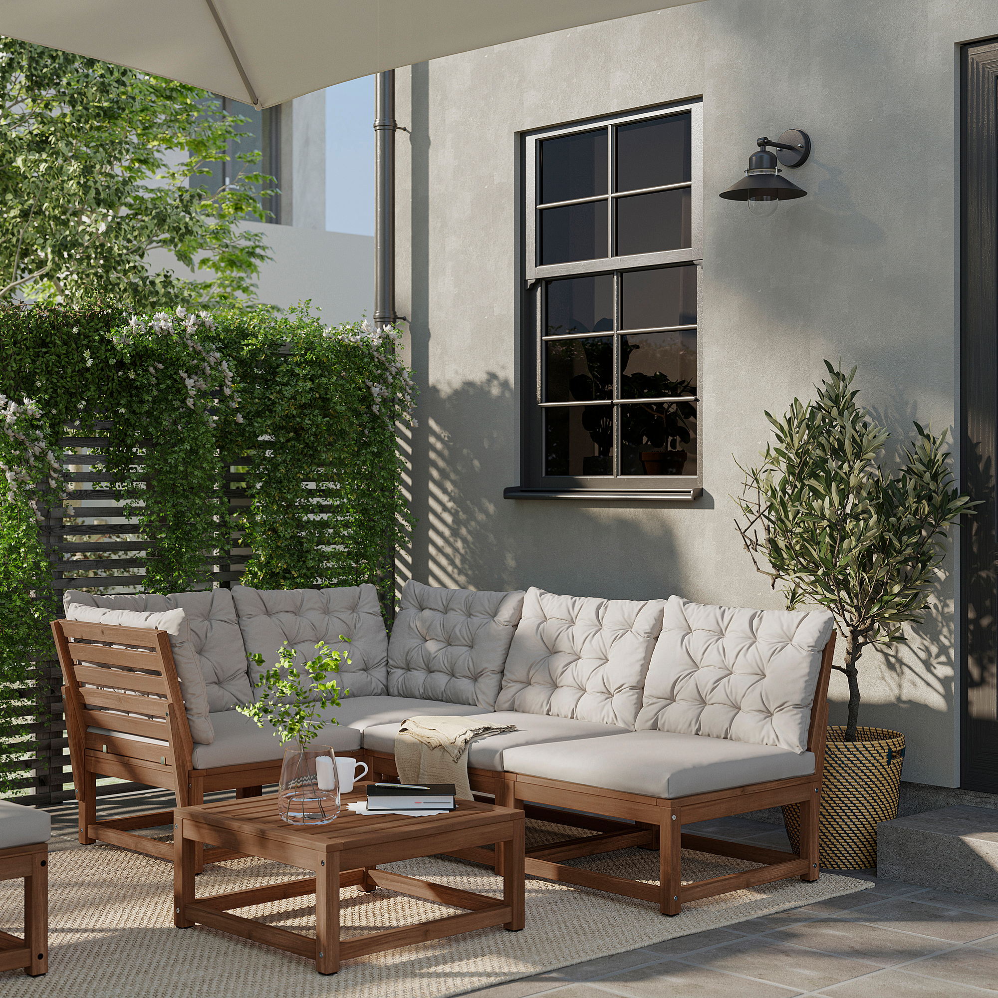 NÄMMARÖ modular corner sofa, 3-seat