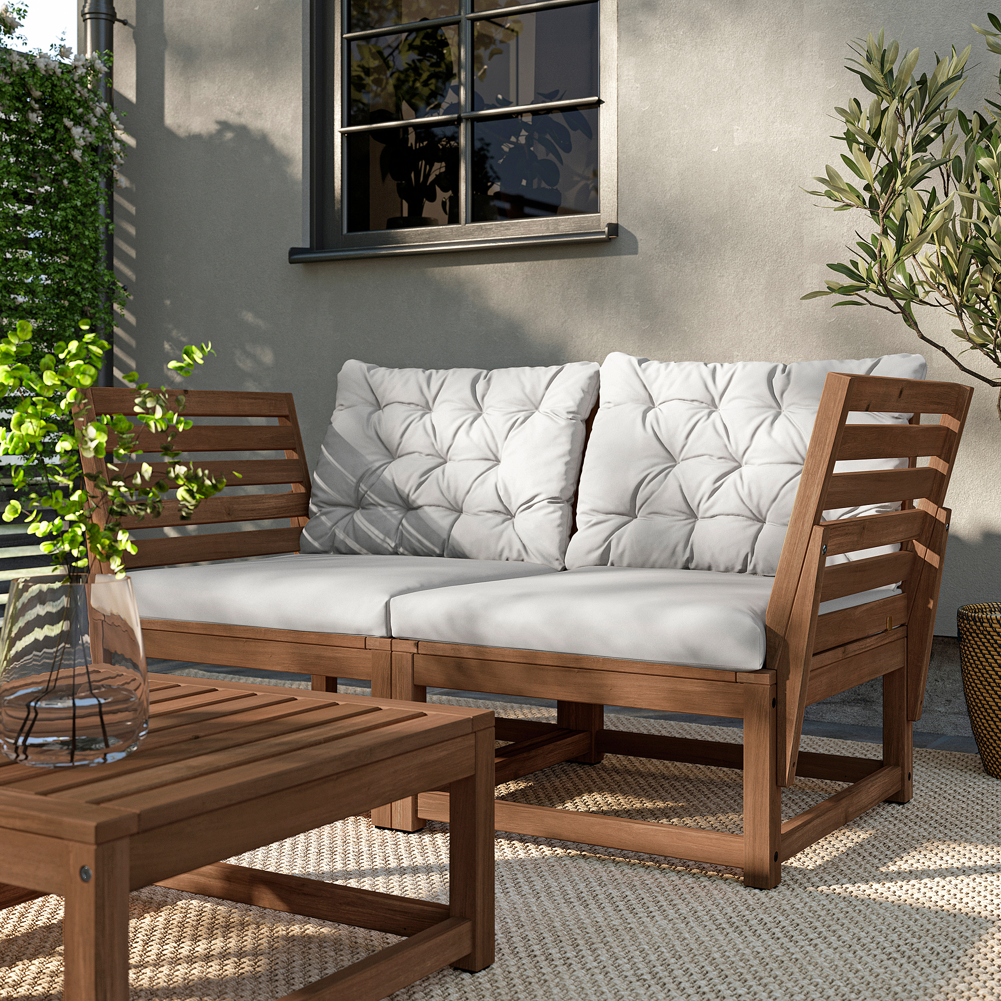 NÄMMARÖ 2-seat modular sofa, outdoor