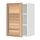 METOD - wall cabinet with shelves, white/Torhamn ash | IKEA Taiwan Online - PE568346_S1