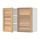 METOD - wall cabinet with shelves/2 doors, white/Torhamn ash | IKEA Taiwan Online - PE568347_S1