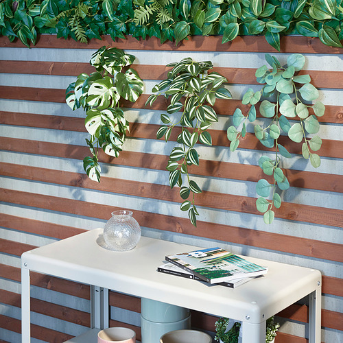 FEJKA artificial plant with wall holder