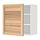 METOD - wall cabinet with shelves, white/Torhamn ash | IKEA Taiwan Online - PE568463_S1