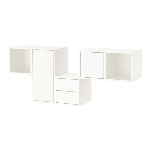 EKET - wall-mounted cabinet combination, white | IKEA Taiwan Online - PE770591_S4