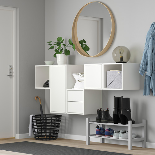 EKET - wall-mounted cabinet combination, white | IKEA Taiwan Online - PE770593_S4
