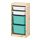 TROFAST - storage combination with boxes, light white stained pine white/turquoise | IKEA Taiwan Online - PE770590_S1