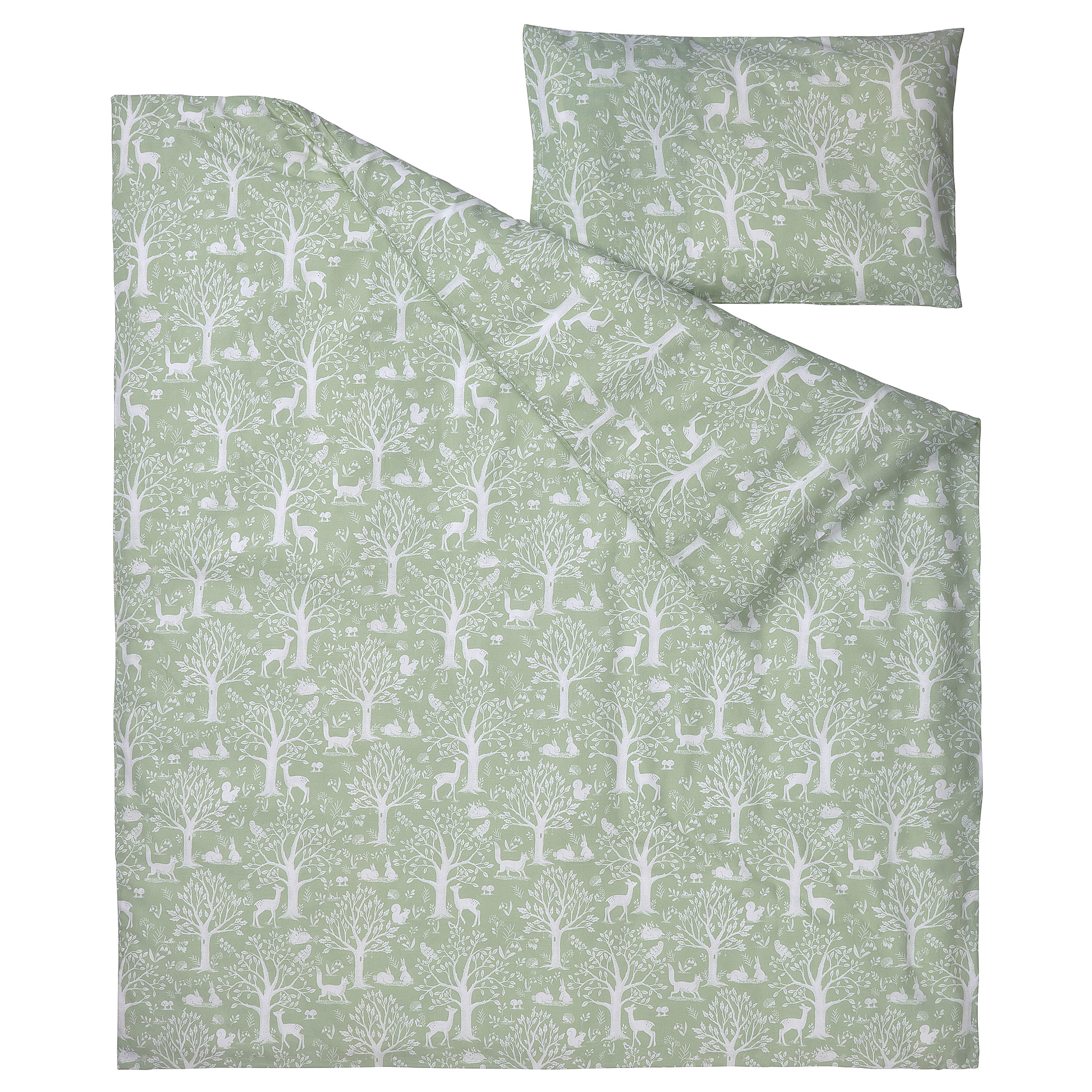 TROLLDOM duvet cover 1 pillowcase for cot