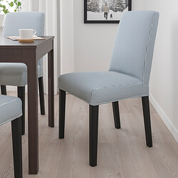 BERGMUND - chair, black/Kvillsfors dark blue/blue | IKEA Taiwan Online - PE814353_S3