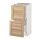 METOD - 附2抽底櫃, 白色 Maximera/Torhamn 梣木 | IKEA 線上購物 - PE568501_S1