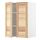 METOD - wall cabinet with shelves/2 doors, white/Torhamn ash | IKEA Taiwan Online - PE726489_S1