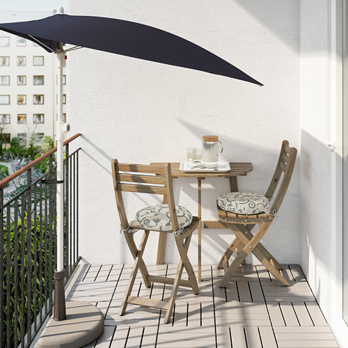 ASKHOLMEN - 戶外餐桌椅組, 灰棕色 | IKEA 線上購物 - PE619297_S4