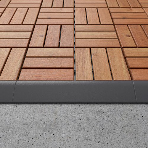 RUNNEN - 拼接地板用邊條, 深灰色 | IKEA 線上購物 - PE713605_S4