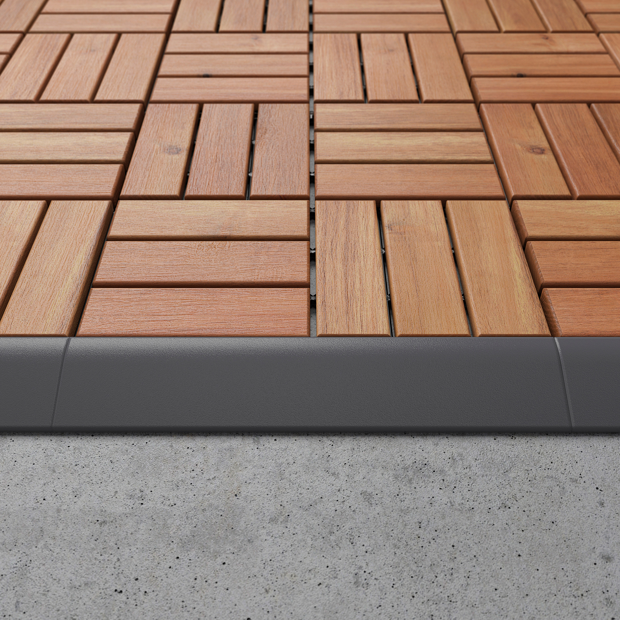 RUNNEN edging strip, outdoor floor decking