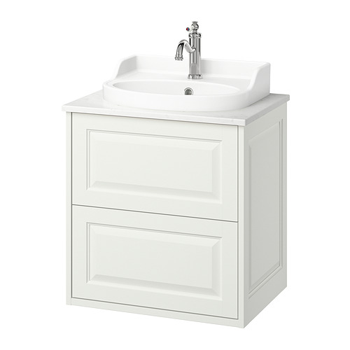 TÄNNFORSEN/RUTSJÖN wash-stnd w drawers/wash-basin/tap