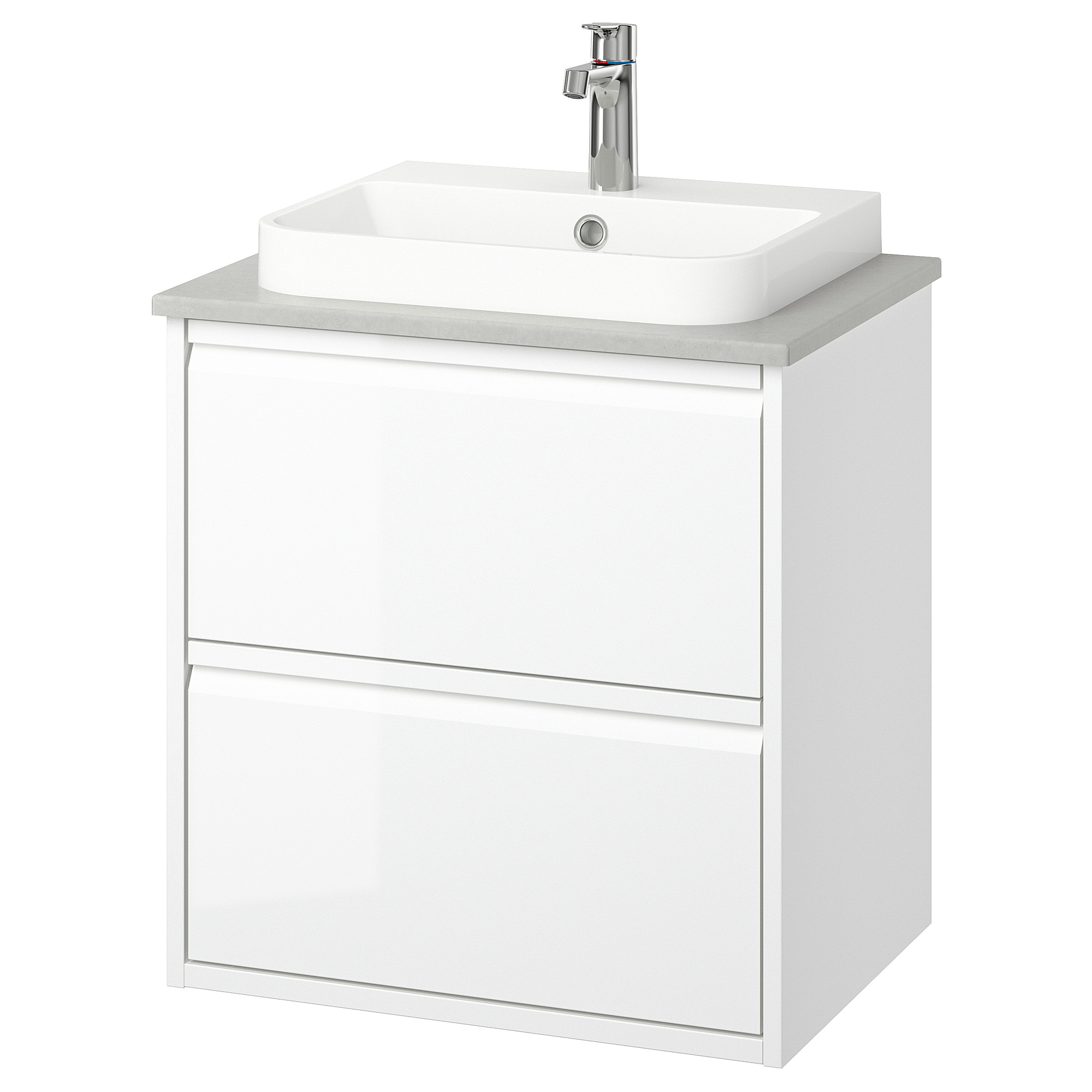 ÄNGSJÖN/BACKSJÖN wash-stnd w drawers/wash-basin/tap