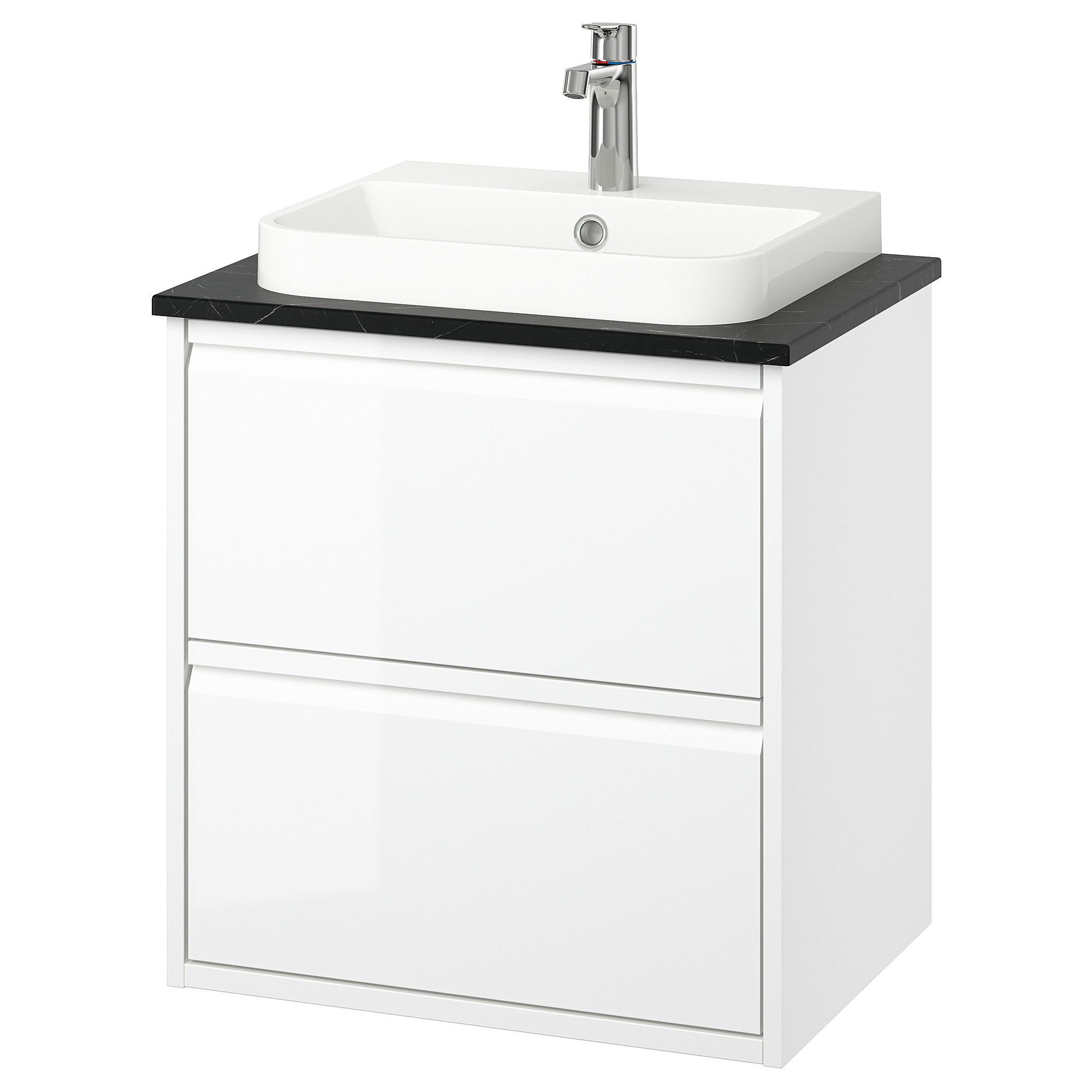 ÄNGSJÖN/BACKSJÖN wash-stnd w drawers/wash-basin/tap