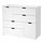 NORDLI - chest of 6 drawers, white | IKEA Taiwan Online - PE689857_S1