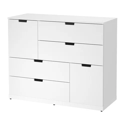 NORDLI - 抽屜櫃/6抽, 白色, 120x99 公分 | IKEA 線上購物 - PE689857_S4