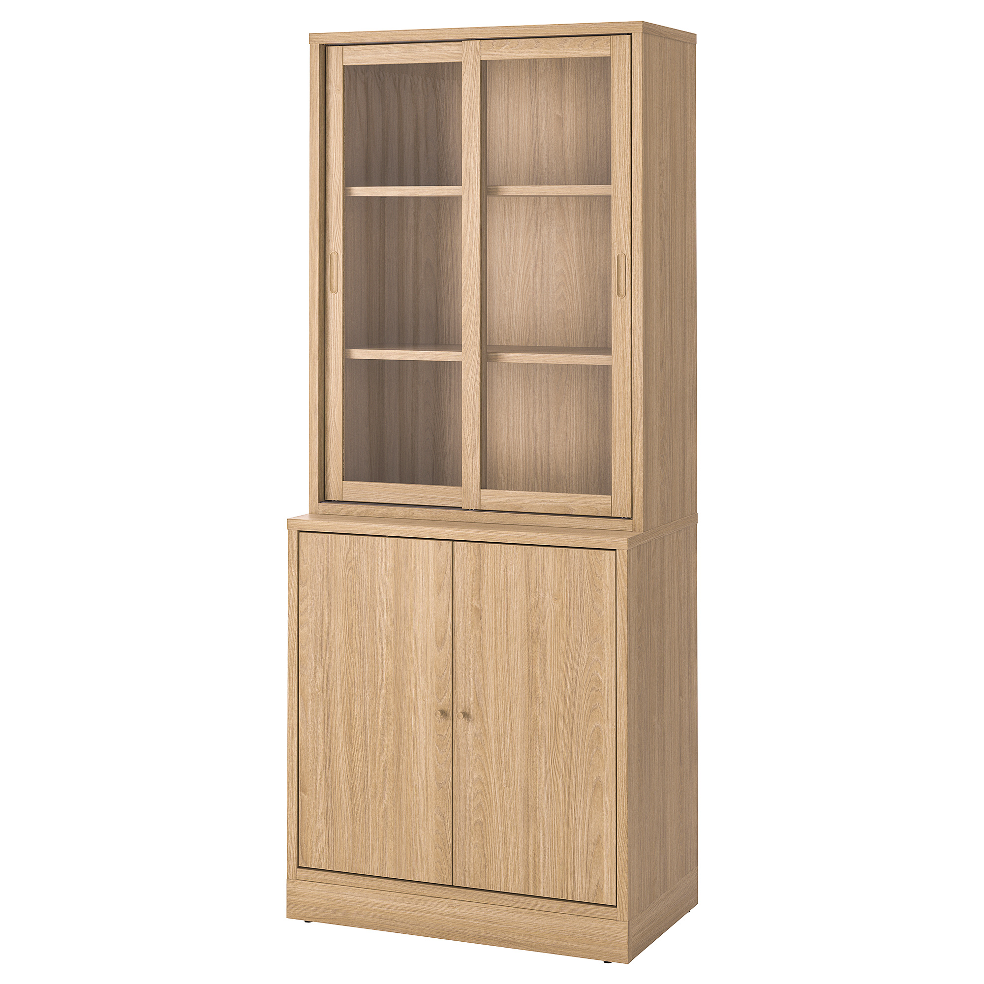 TONSTAD storage comb w sliding glass doors