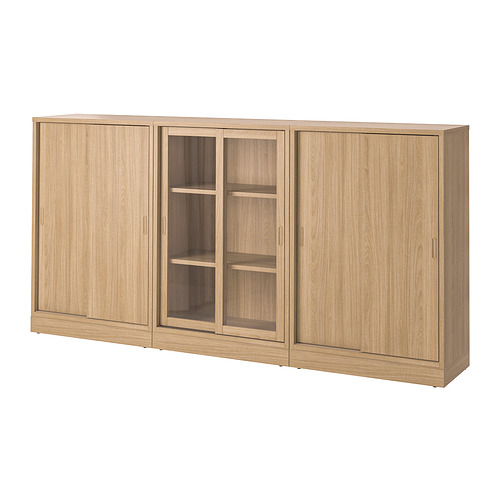 TONSTAD storage combination w sliding doors