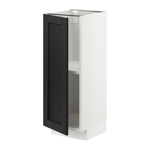 METOD base cabinet with shelves