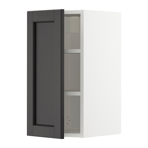 METOD wall cabinet with shelves