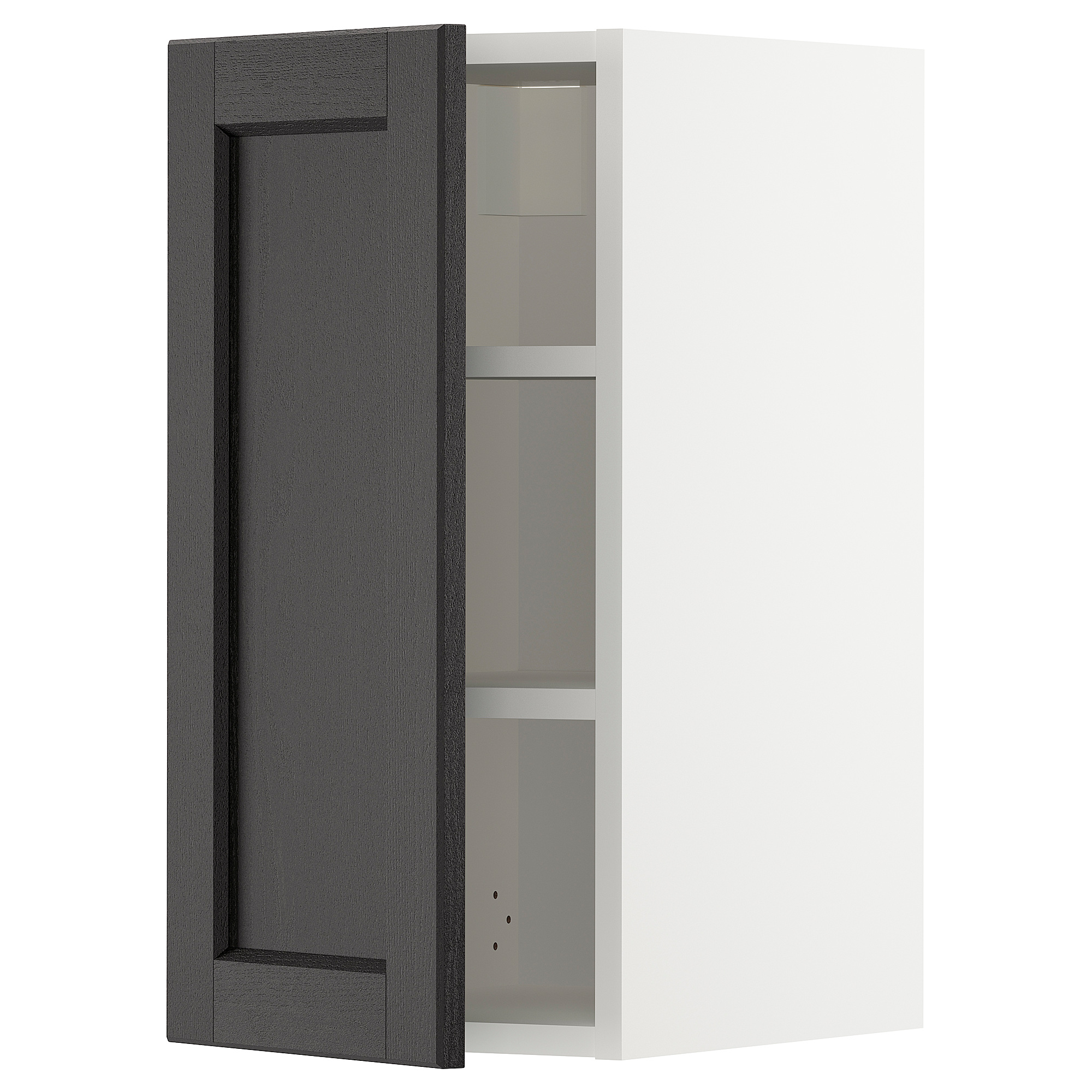 METOD wall cabinet with shelves