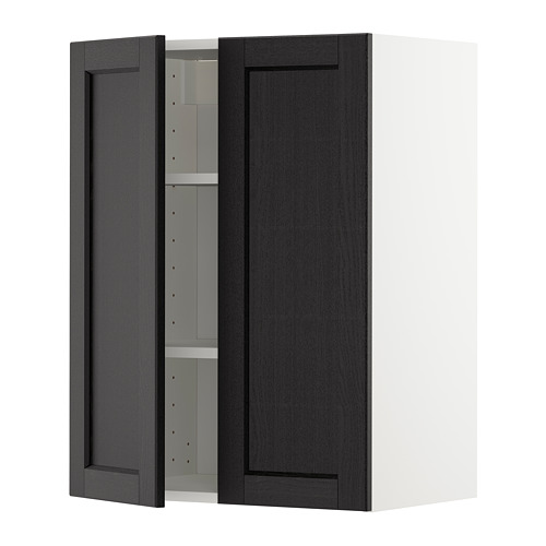 METOD - wall cabinet with shelves/2 doors | IKEA Taiwan Online - PE726538_S4