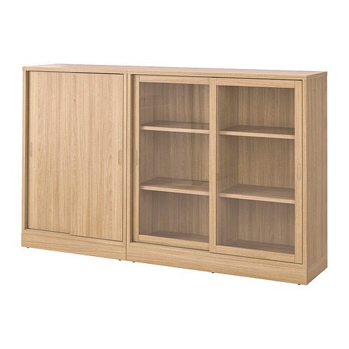 TONSTAD storage combination w sliding doors