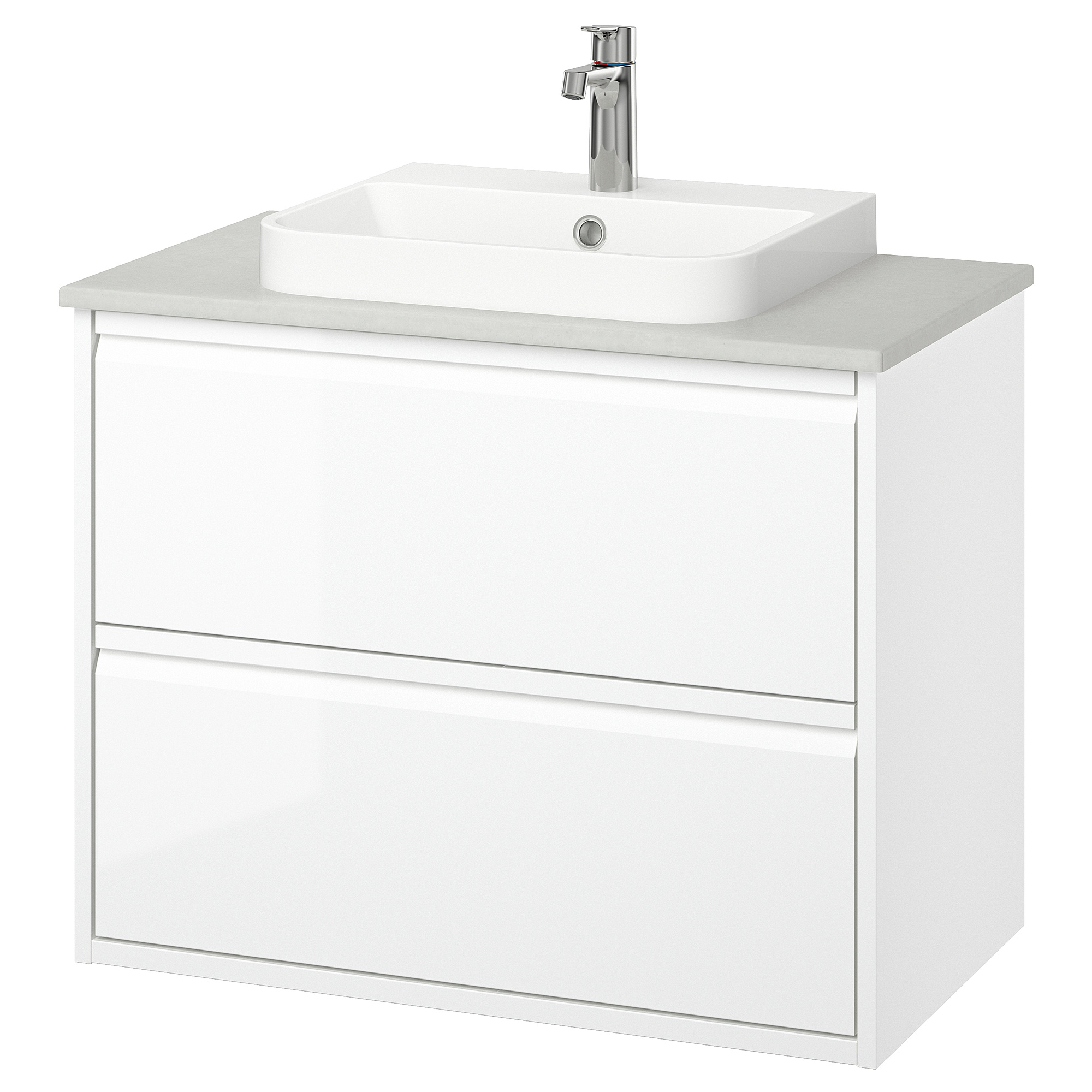 ÄNGSJÖN/BACKSJÖN wash-stnd w drawers/wash-basin/tap