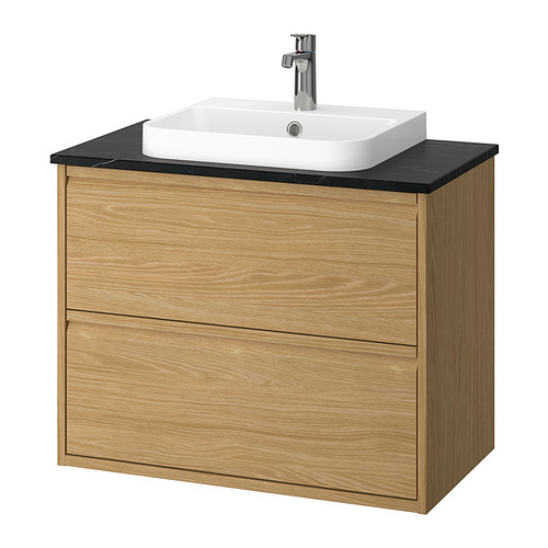 ÄNGSJÖN/BACKSJÖN wash-stnd w drawers/wash-basin/tap