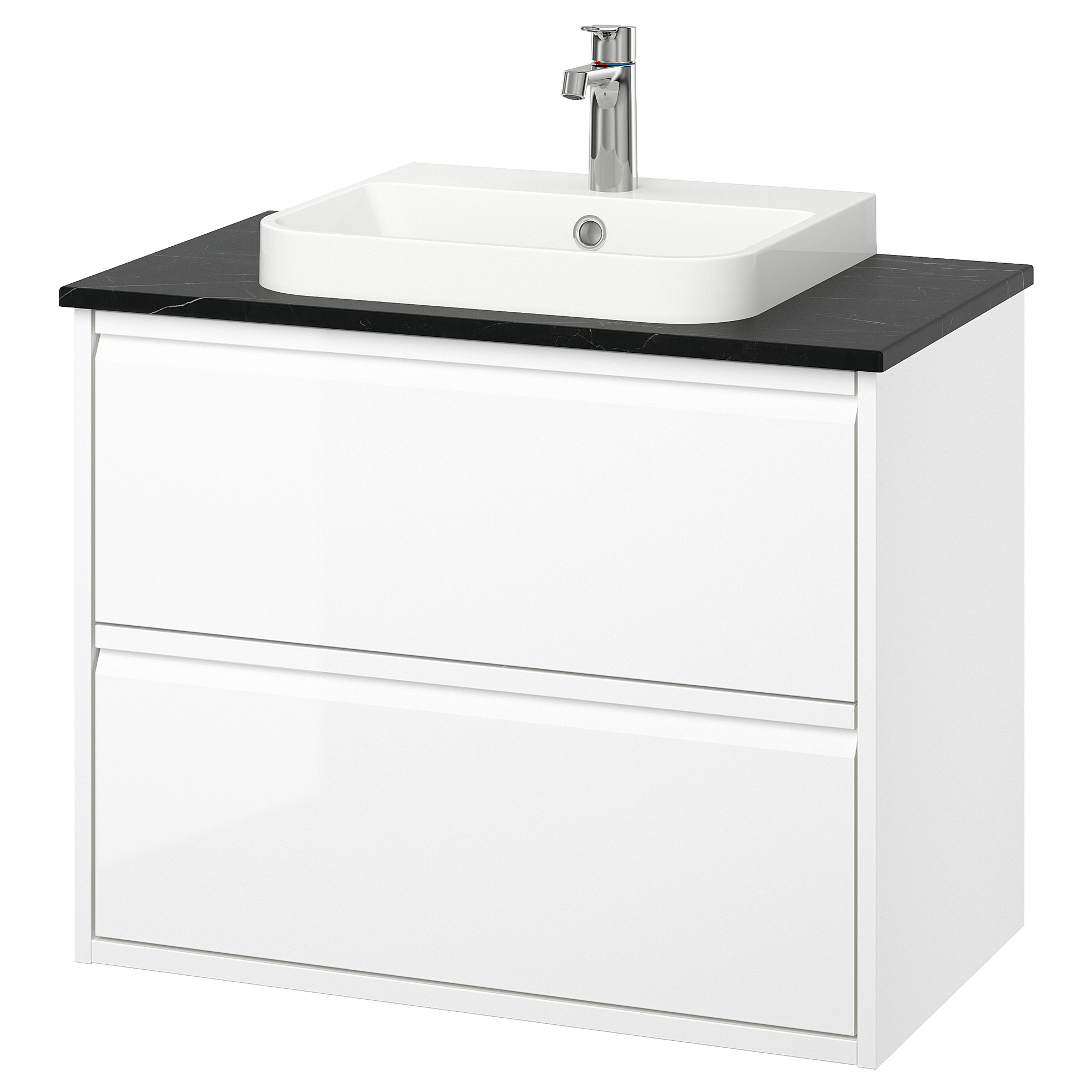 ÄNGSJÖN/BACKSJÖN wash-stnd w drawers/wash-basin/tap
