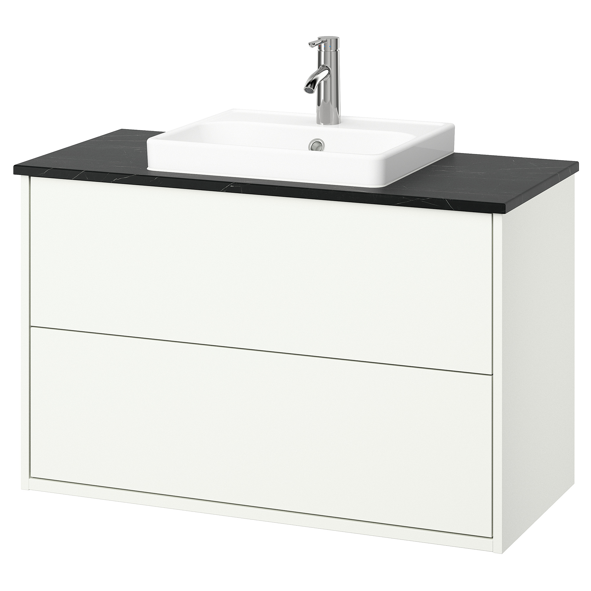 HAVBÄCK/ORRSJÖN wash-stnd w drawers/wash-basin/tap