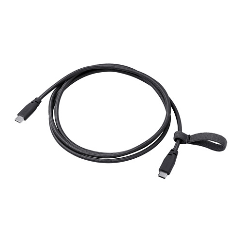 LILLHULT - USB type C轉USB C傳輸線, 深灰色 | IKEA 線上購物 - PE783225_S4