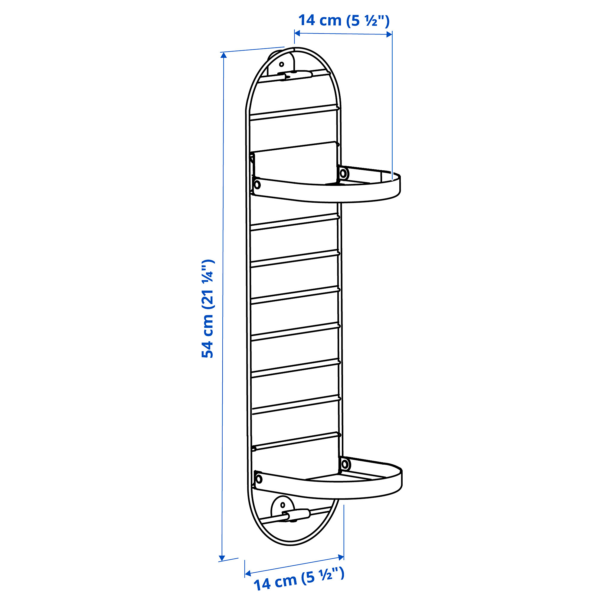 SKUGGRÖNA wall mounted plant stand
