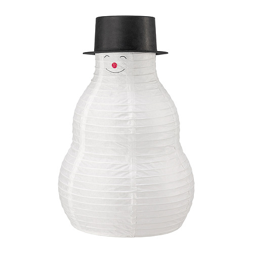 STRÅLA - LED table decoration, battery-operated/snowman white | IKEA Taiwan Online - E1009521_S4