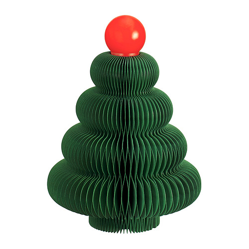 STRÅLA - LED table decoration, battery-operated/tree green | IKEA Taiwan Online - E1009522_S4