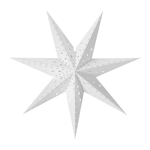 STRÅLA - 燈罩，紙製品 星形/帶孔圖案 白色，70 公分 | IKEA 線上購物 - E1009538_S4