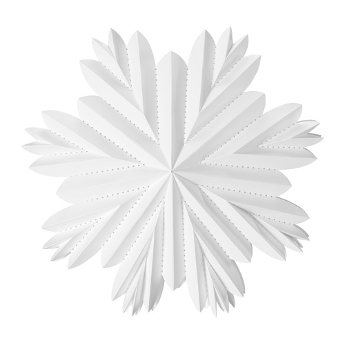 STRÅLA - lamp shade, paper petal star/white, 55 cm | IKEA Taiwan Online - E1009539_S4