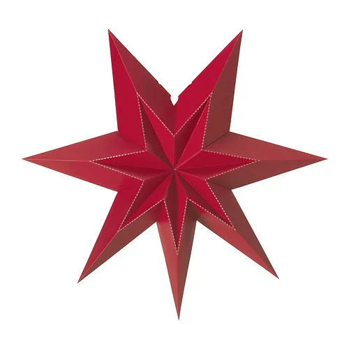 STRÅLA - 燈罩，紙製品 星形/紅色，56 公分 | IKEA 線上購物 - E1009540_S4