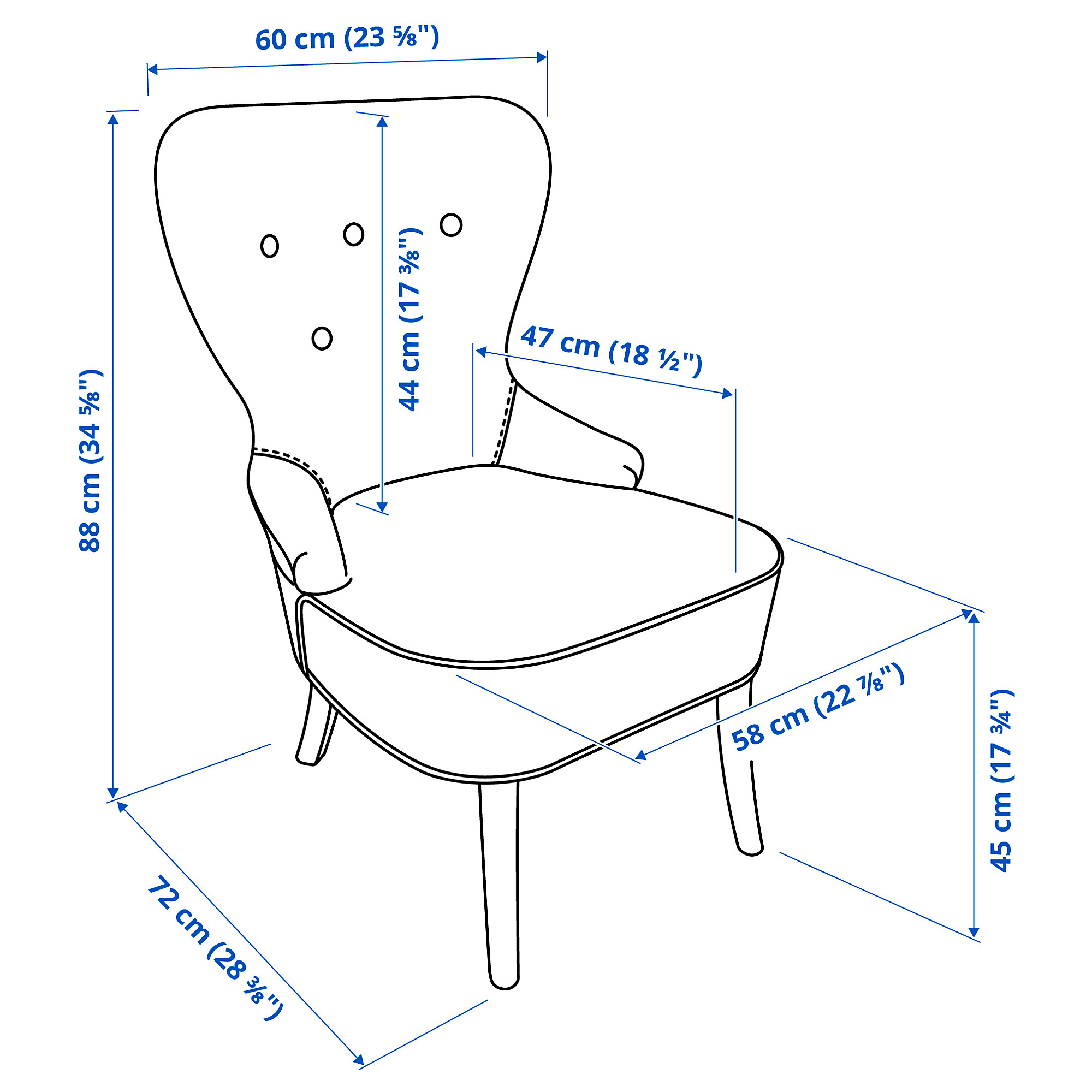 REMSTA armchair