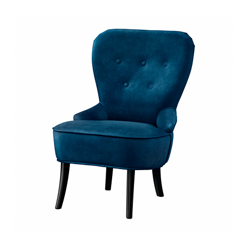 REMSTA - armchair, Djuparp dark green-blue | IKEA Taiwan Online - PE783330_S4