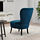 REMSTA - armchair, Djuparp dark green-blue | IKEA Taiwan Online - PE783332_S1