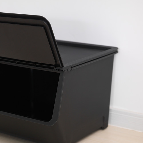 FIRRA - 附蓋收納盒, 黑色 | IKEA 線上購物 - PE623240_S4
