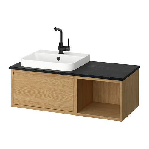 ÄNGSJÖN/BACKSJÖN wash-stand/wash-basin/tap
